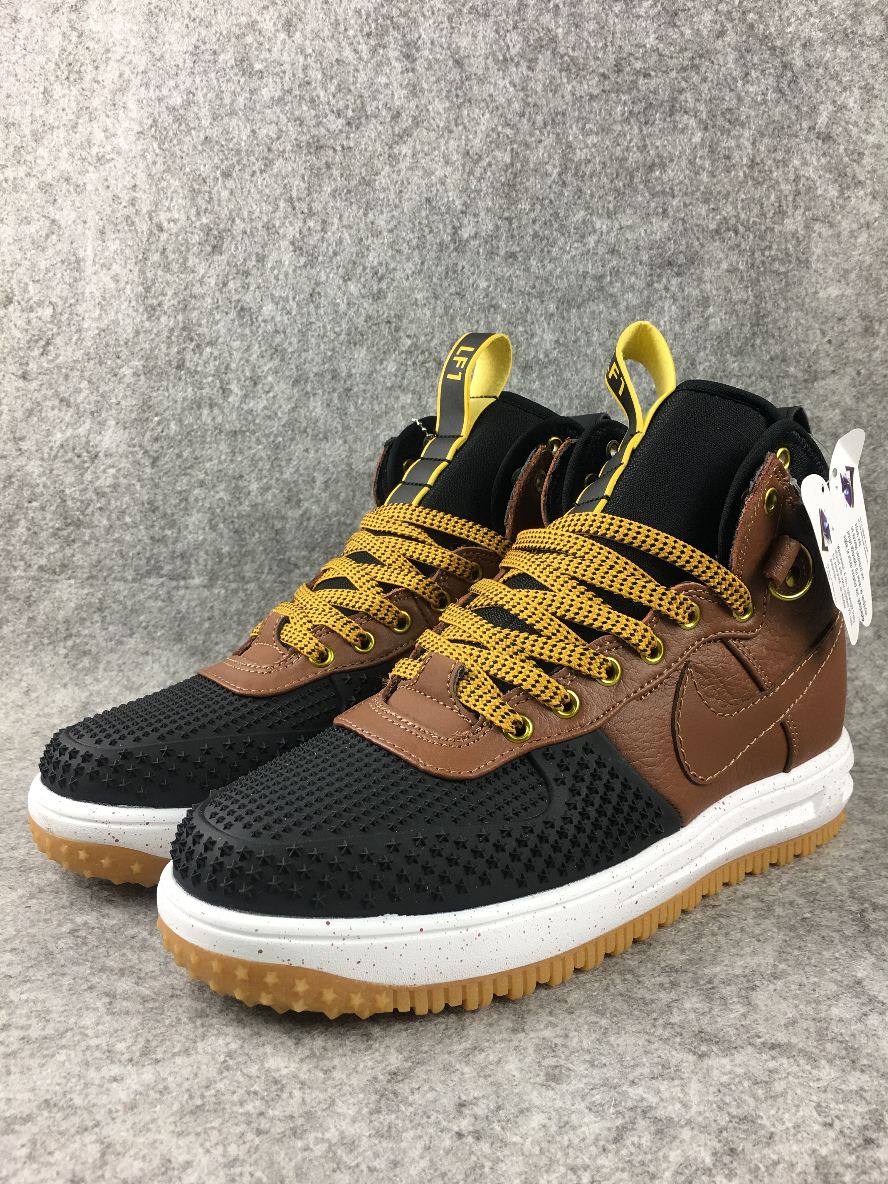 New Nike Lunar Force 1 High Black Brown